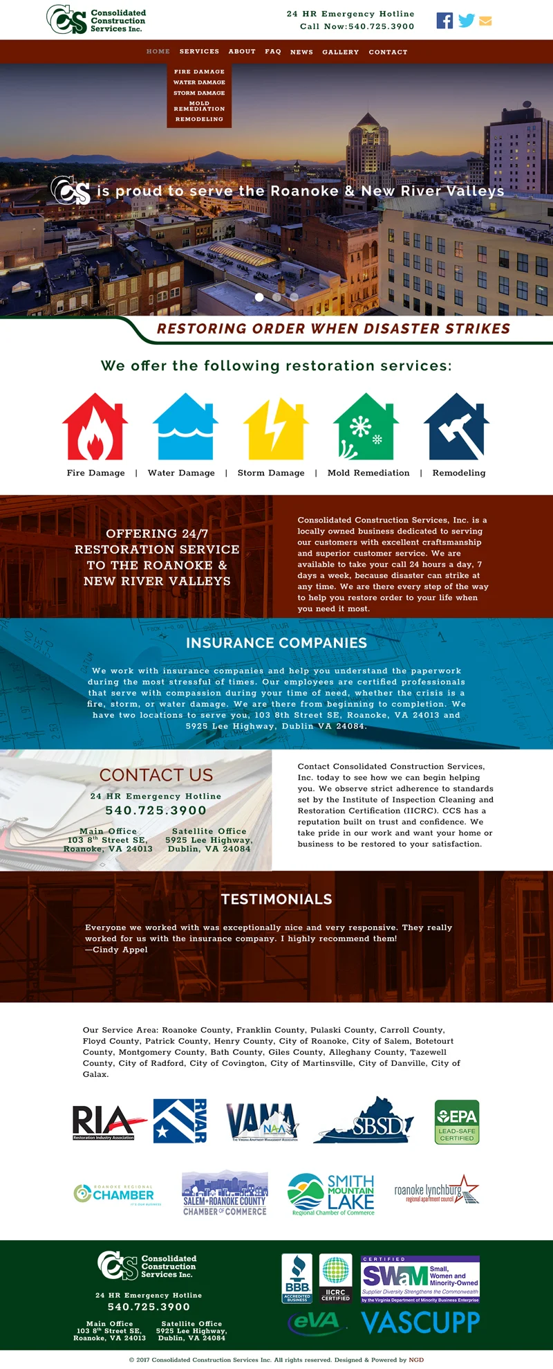 Consolidated Construction Services